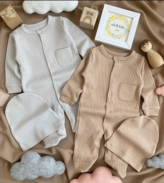 ست سرهمی با کلاه کبریتی ساده